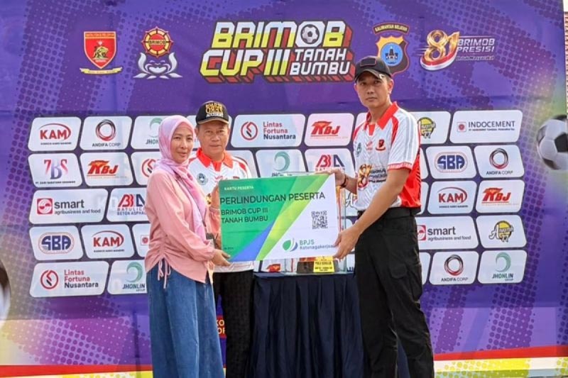 BPJS Ketenagakerjaan Batulicin lindungi 586 peserta turnamen Brimob Cup TURNAMEN-BPJS Ketenagakerjaan Batulicin lindungi 586 peserta turnamen Brimob Cup .{{ant}}